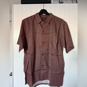 Beams plus open collar shirt